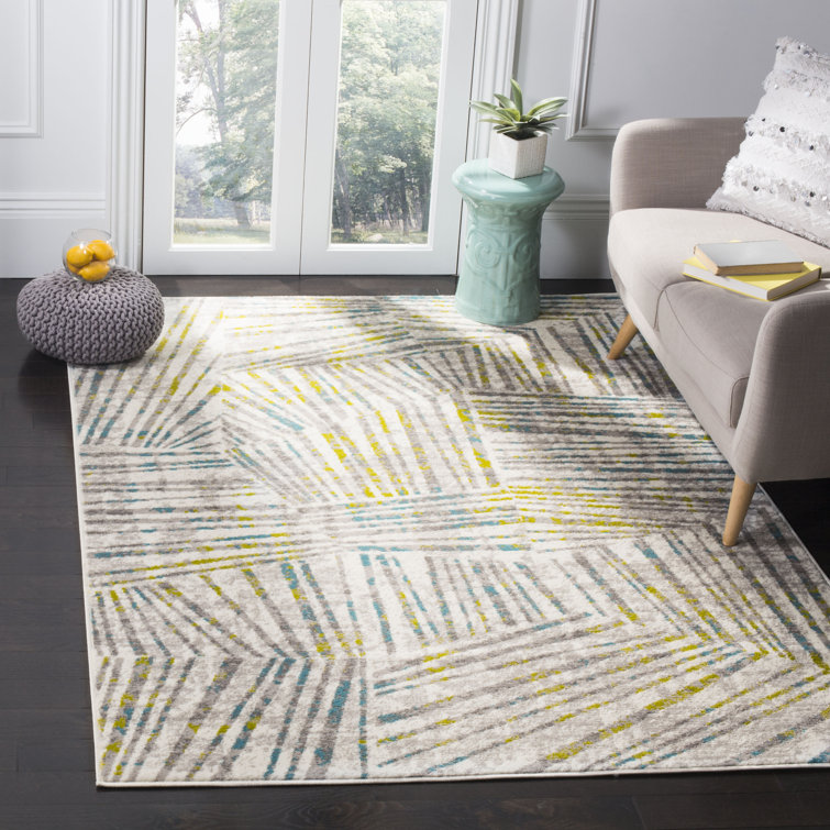 Corrigan Studio® Cosner Abstract Gray/Green Area Rug & Reviews Wayfair
